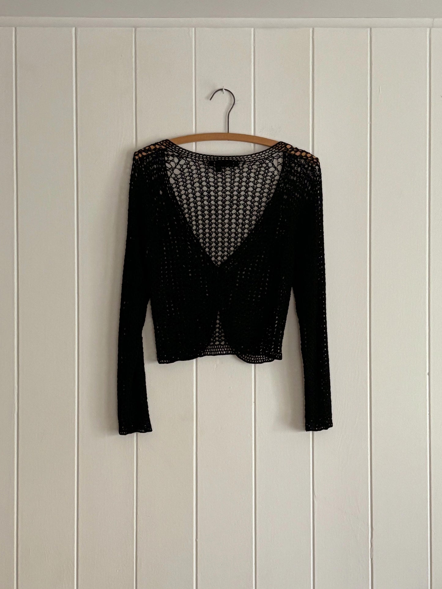 Black Licorice Knit Cardigan