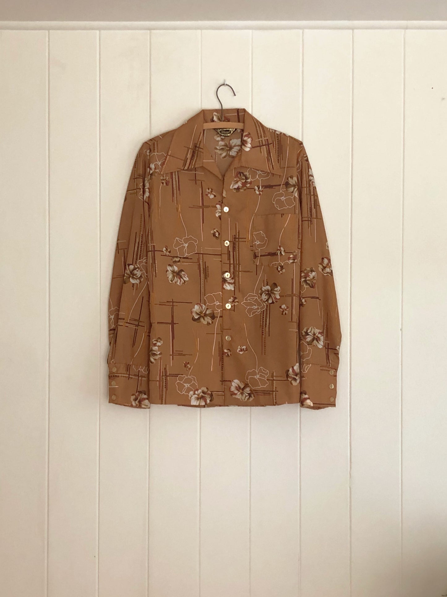 Vintage Floral Button-up