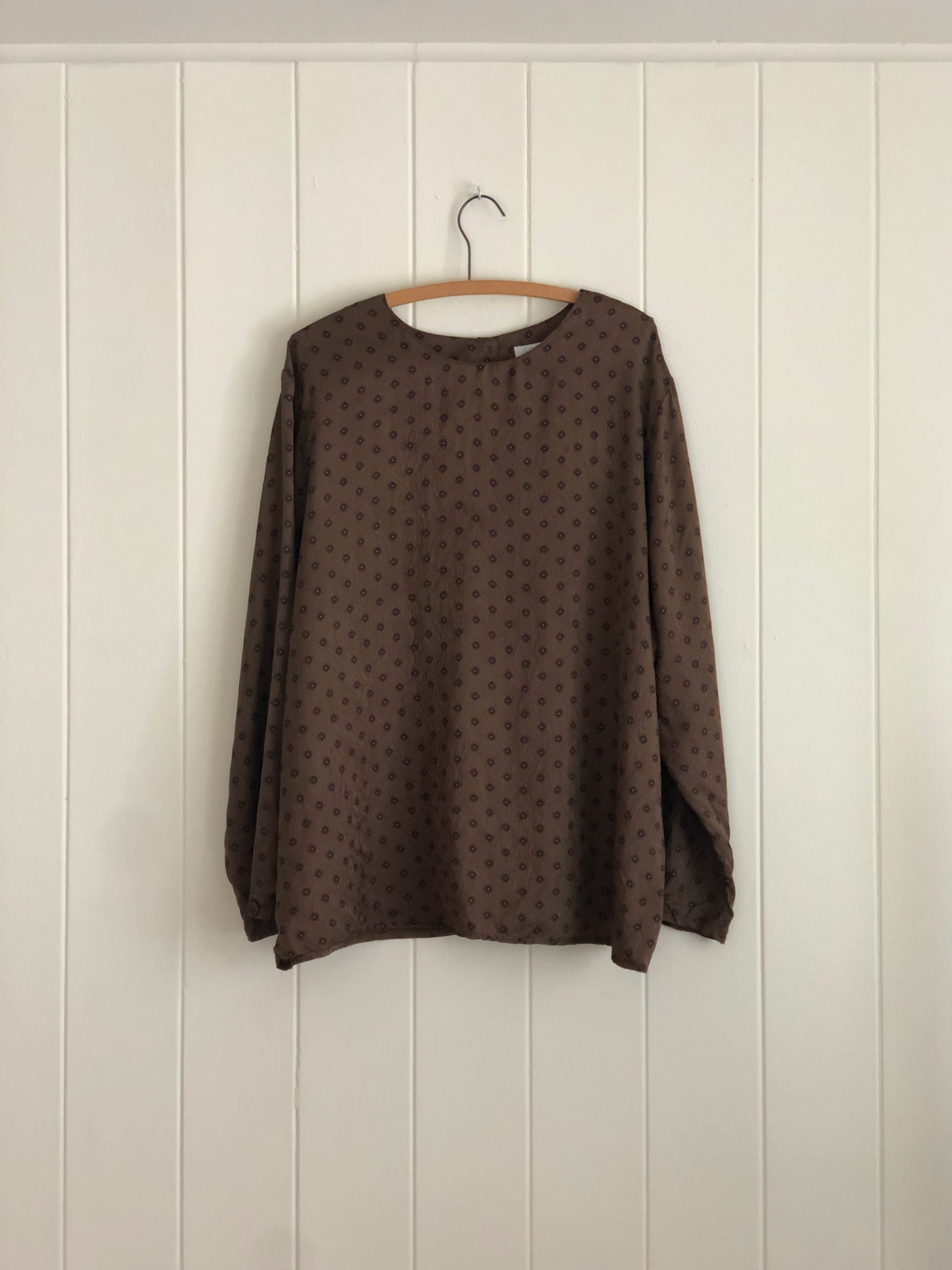 Silk Jacquard Printed Top