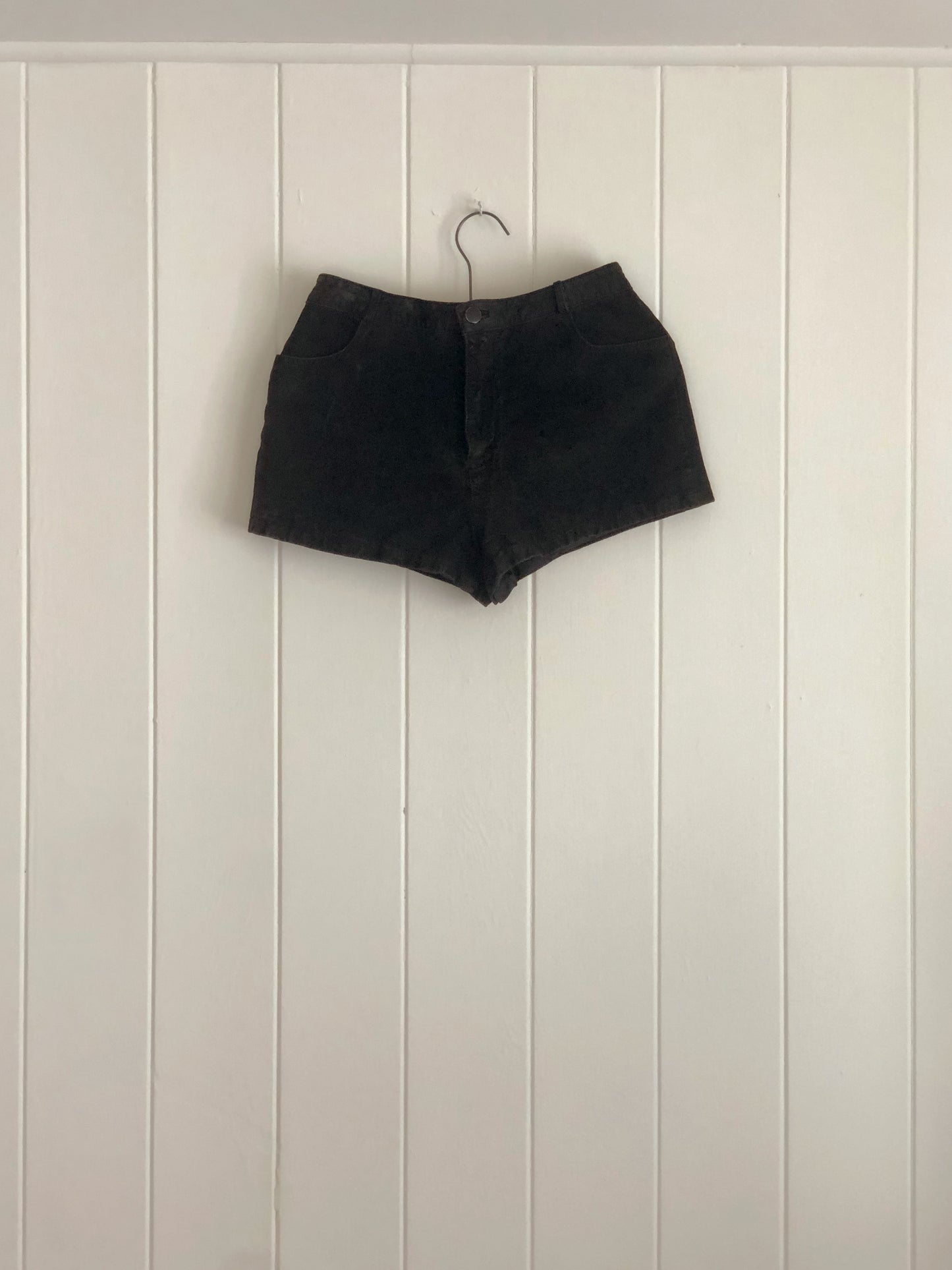 Leather Short Shorts